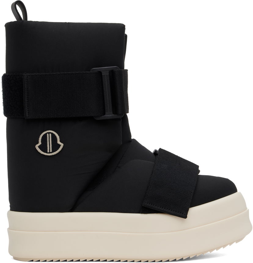 Odjeća Rick Owens Moncler + Rick Owens Low Splint Boots Crna | MU02D4G20 M4944