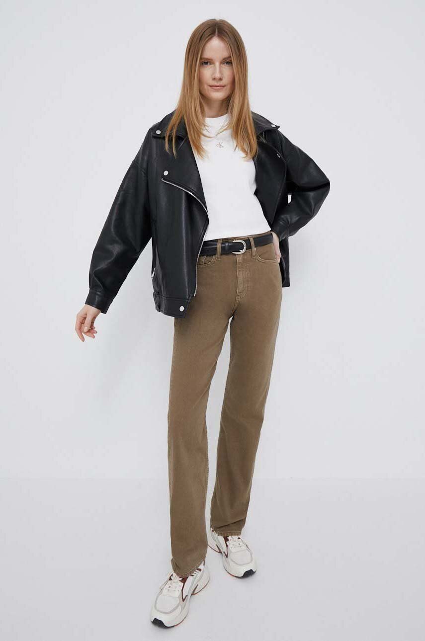 Jeans CALVIN KLEIN Jeans Smeđa | J20J220609.PPYX, 0