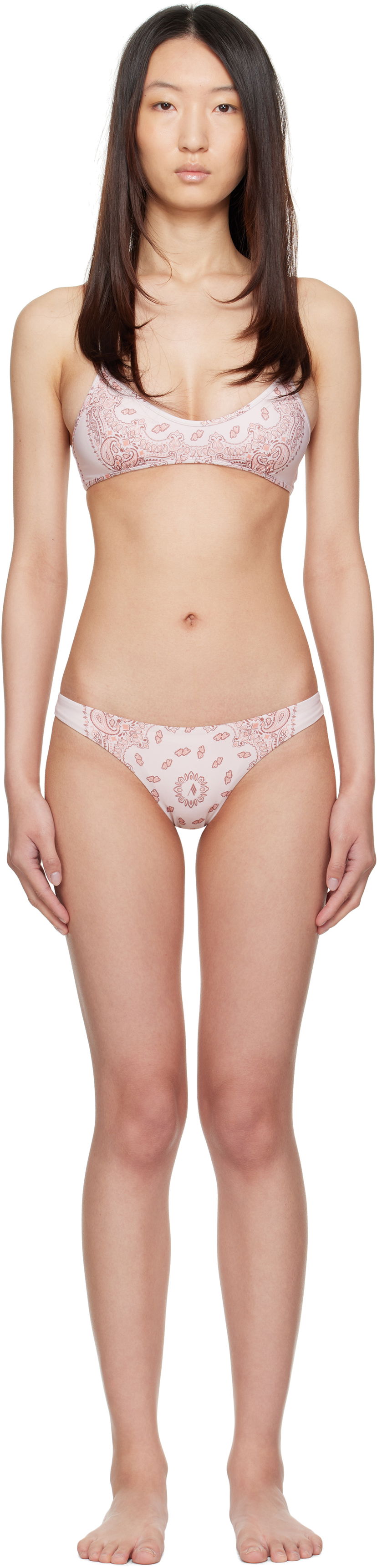 Kupaći kostimi The Attico Attico Paisley Bikini Ružičasta | 250WBC00012 PAA048PR