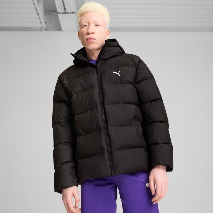 Pernata jakna Puma Black Poly Puffer Jacket Crna | 627123-01