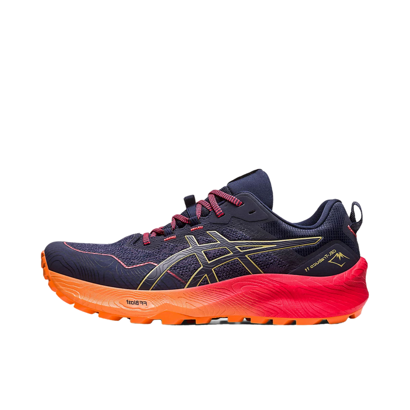 Trčanje Asics Gel-Trabuco 11 Indigo Blue Olive Oil Tamnoplava | 1011B605-400