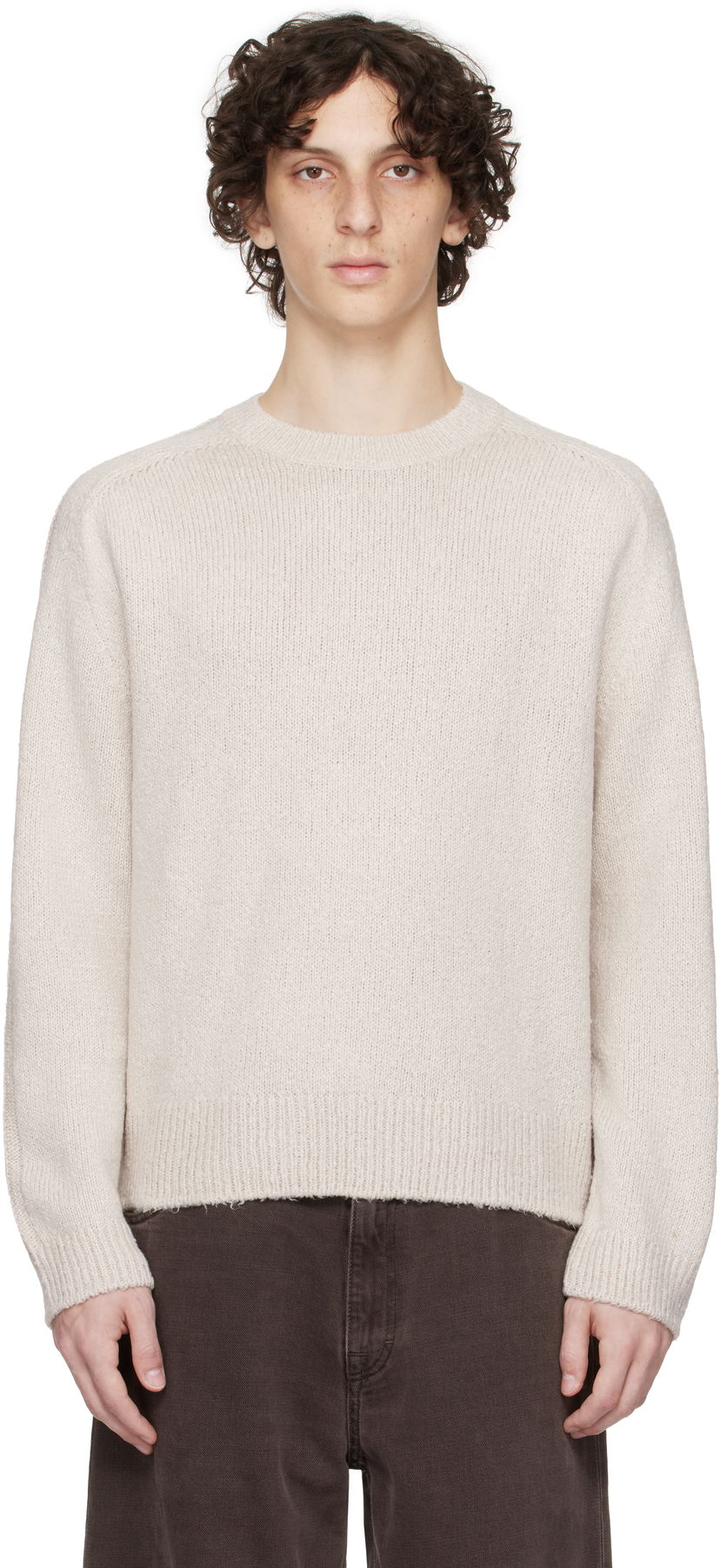 Džemper OUR LEGACY OUR LEGACY True Roundneck Sweater Bež | M2253TO