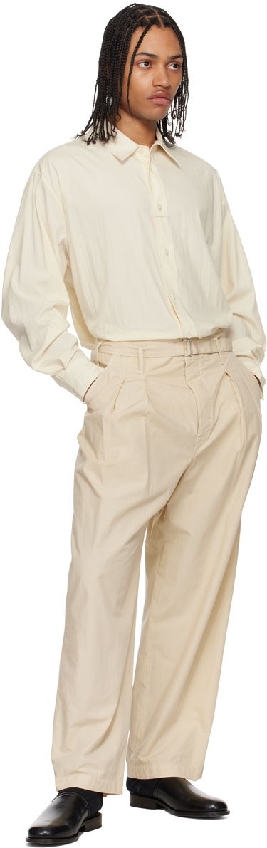Košulja LEMAIRE Lemaire Loop Button-Up Shirt Bež | SH1169 LF1370, 4