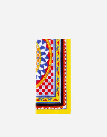 Home decor Dolce & Gabbana Set Of 2 Linen Napkins With Sun Print Žuta | TCGS05TCADNUC082, 2