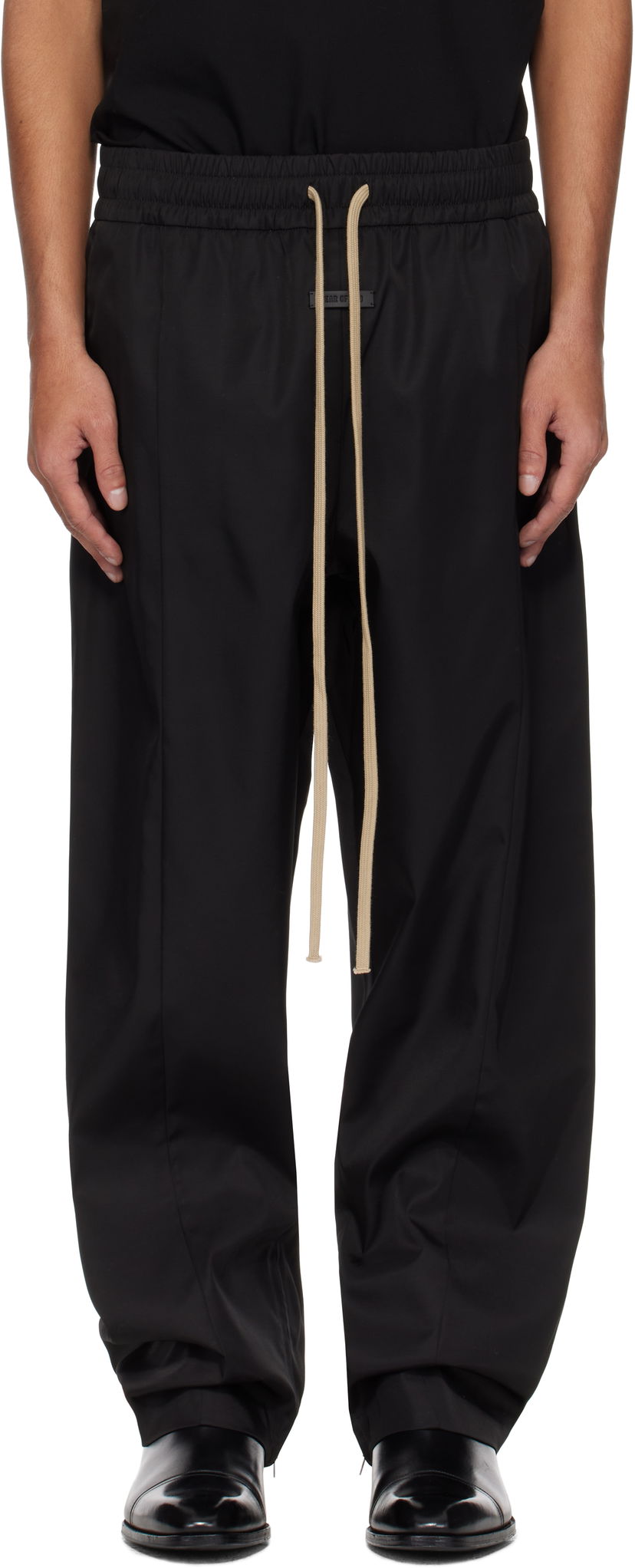 Trenirka Fear of God Fear of God Center Seam Track Pants Crna | FGE240-4041NYW