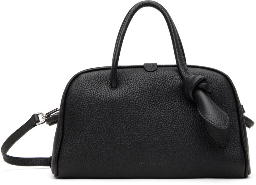 Ručna torbica Jacquemus Jacquemus La Croisière Small Turismo Leather Bag Crna | 25E251BA416-3216