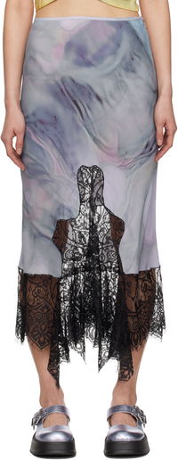 Collina Strada Hiss Lace Midi Skirt