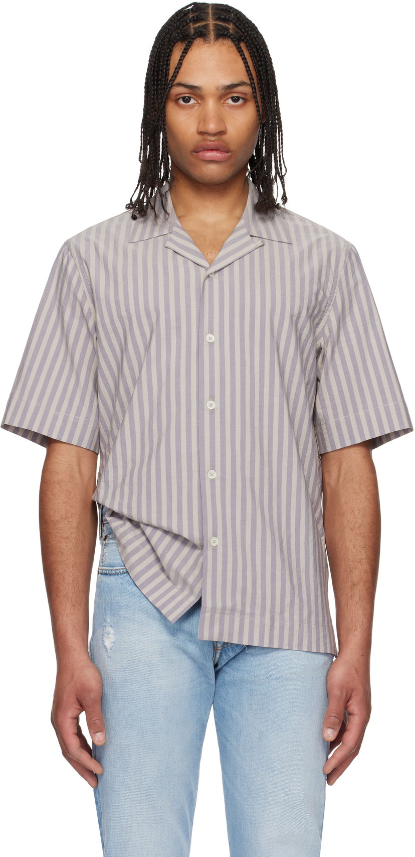 Košulja Paul Smith Paul Smith Short Sleeve Regular Fit Shirt Ljubičasta | M1R-905U-P02635