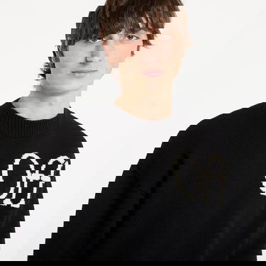 Džemper Off-White Bookish Shared Knit Crewneck Crna | OMHE20QF25KNI001100B, 1