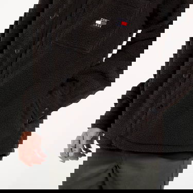 Jakna Tommy Hilfiger Badge Teddy Shirt Black Crna | DM0DM19647 BDS, 2