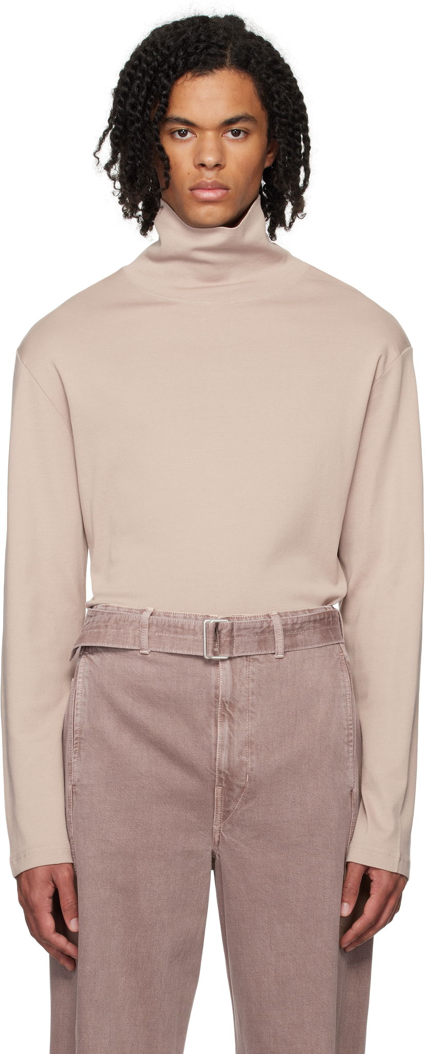 Džemper LEMAIRE Long Sleeve Turtleneck Bež | TO1302 LJ1016
