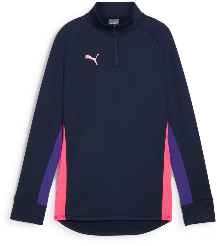 Dukserice Puma IndividualBlaze Quarter Zip Long Sleeve Top Tamnoplava | 659559-01