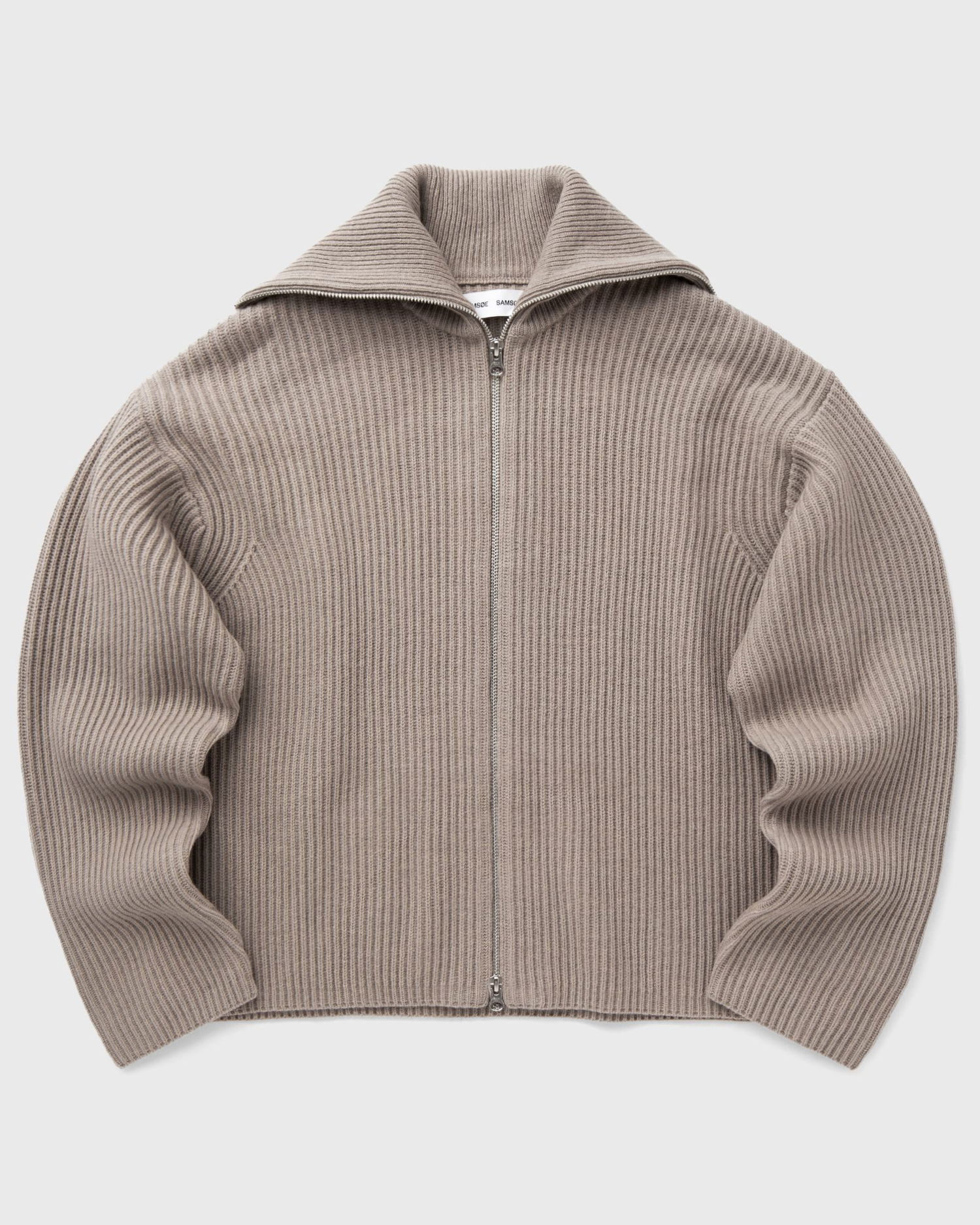 Džemper Samsoe Samsoe Samsøe & Samsøe Nova Zip Cardigan, Size M Bež | F22300067-STRING, 0