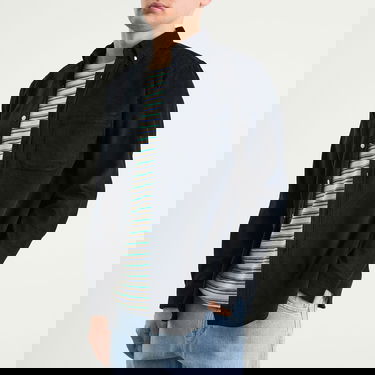 Košulja Portuguese Flannel Lobo Button Down Corduroy Shirt Size Small Tamnoplava | AW25051-NVY, 5