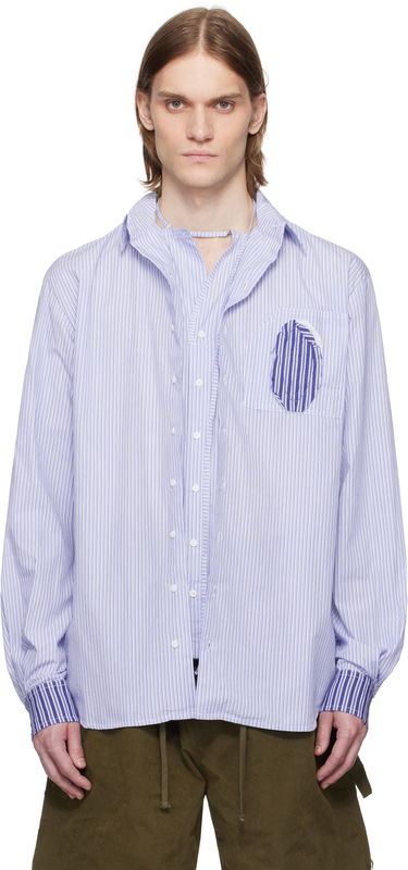 Košulja Ottolinger Ottolinger Oversized Striped Shirt Plava | 111-400311-02, 0