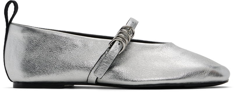 Haljina rag & bone rag & bone Spire Mary Jane Ballerina Flats Metalik | WFF24SF001TR1