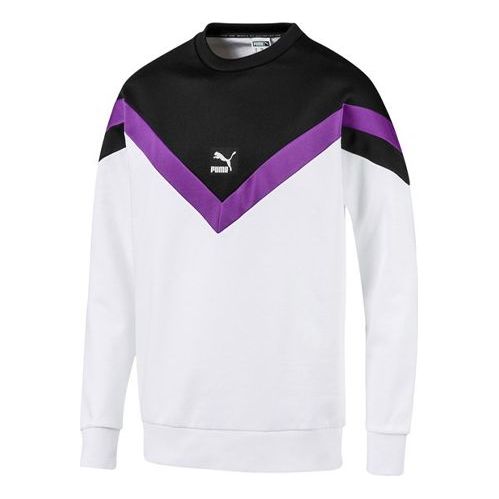 Džemper Puma Alphabet Logo Colorblock Sweatshirt Bijela | 596013-52