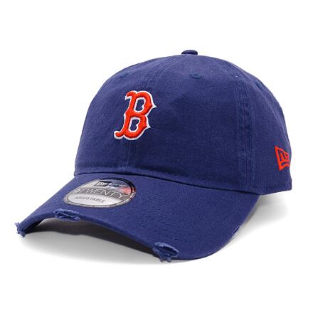 Kapa New Era Distressed 9TWENTY Boston Red Sox Adjustable Hat Plava | 60595225