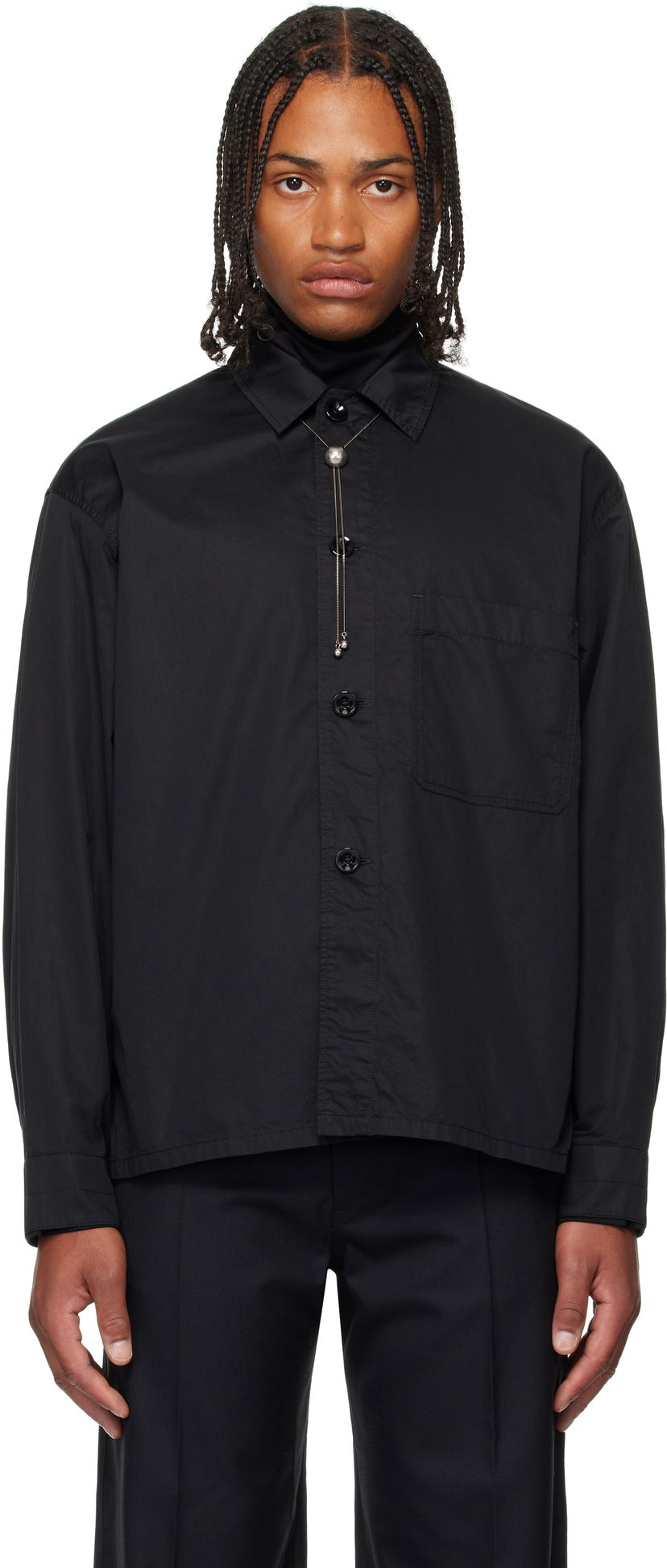 Košulja LEMAIRE Lemaire Pyjama Shirt Crna | SH1198 LF1207