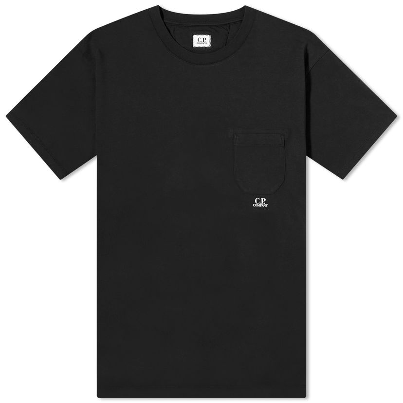 Majica kratkih rukava C.P. Company Pocket Logo T-Shirt Crna | 16CMTS086A-005431G-999