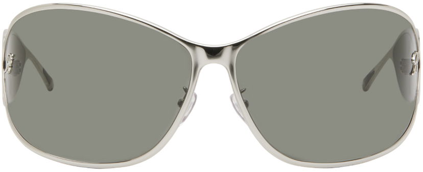 Sunčane naočale Blumarine Wraparound Sunglasses Metalik | P444W088A