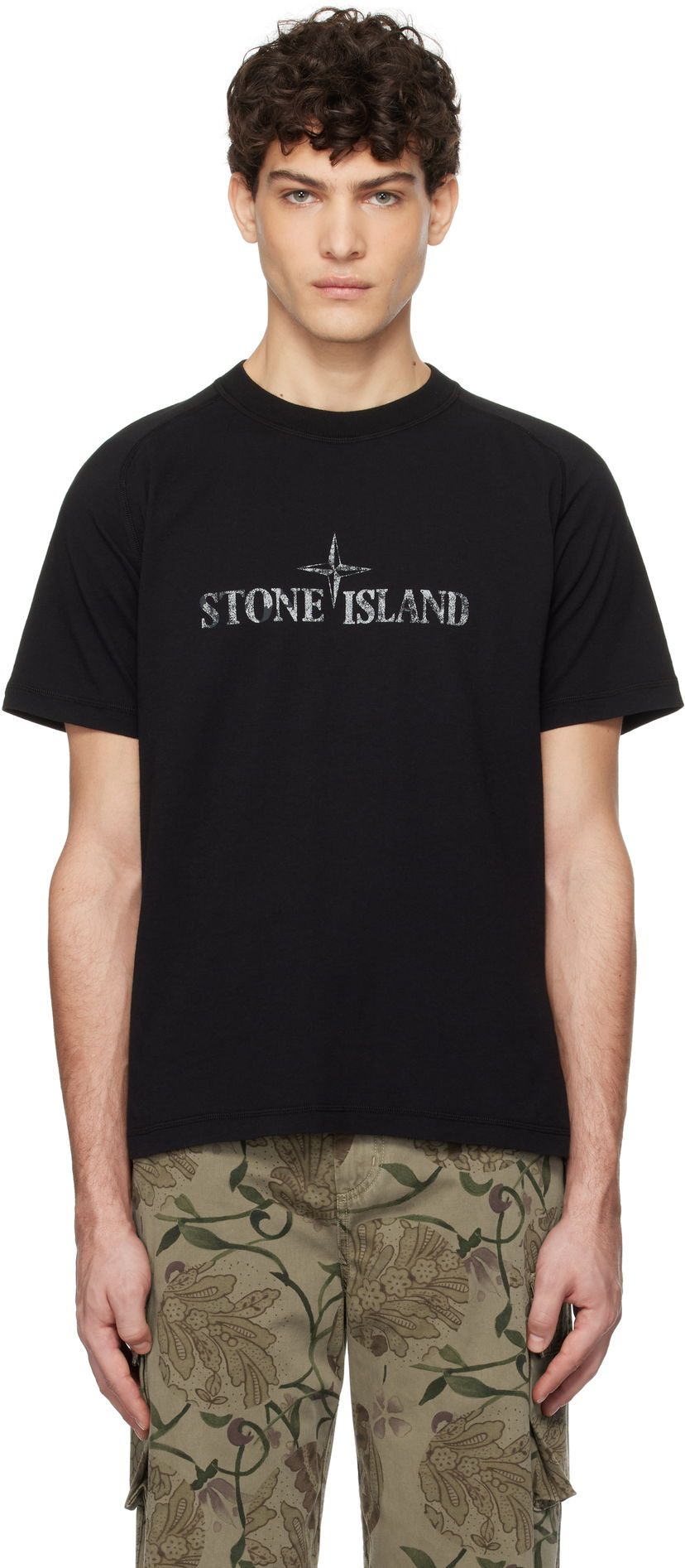 Majica kratkih rukava Stone Island Organic Cotton Jersey T-Shirt Crna | K1S15 2100020 S0081