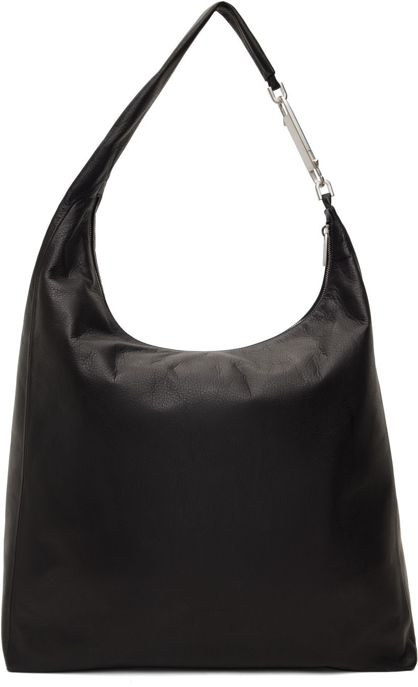 Torba za rame Rick Owens Rick Owens Hollywood Gemini Shoulder Bag Crna | RA01E0624 LCN
