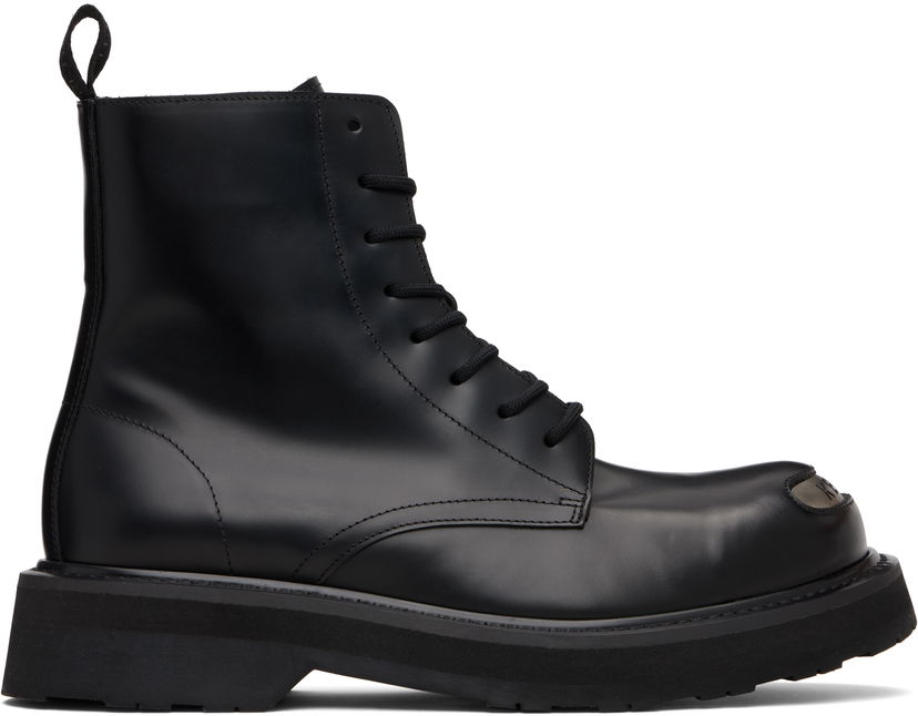 Tenisice i cipele KENZO Kenzo Paris KENZOSMILE Lace-Up Boots Crna | FF65BT111L52