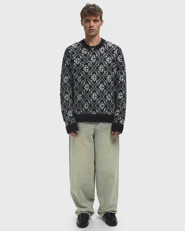 Džemper Casablanca Monogram Crewneck Sweater Crna | MPF25-KW-1004-02, 1