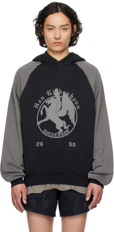 Dukserice Han Kjøbenhavn Han Kjobenhavn 'Successor' Print Hoodie Crna | M-134362, 0