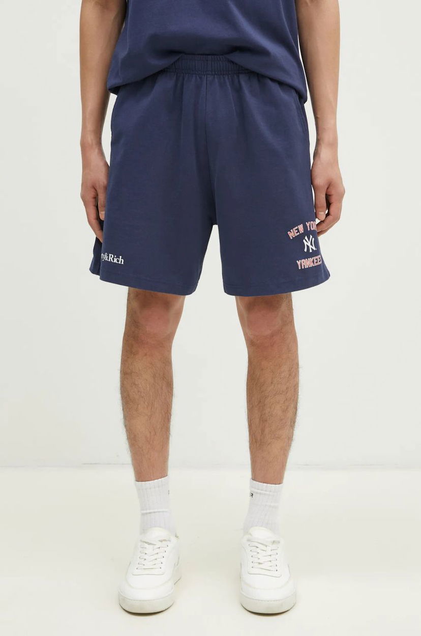 Kratke hlače Sporty & Rich Home Run Gym Shorts Plava | SH039505300BL32