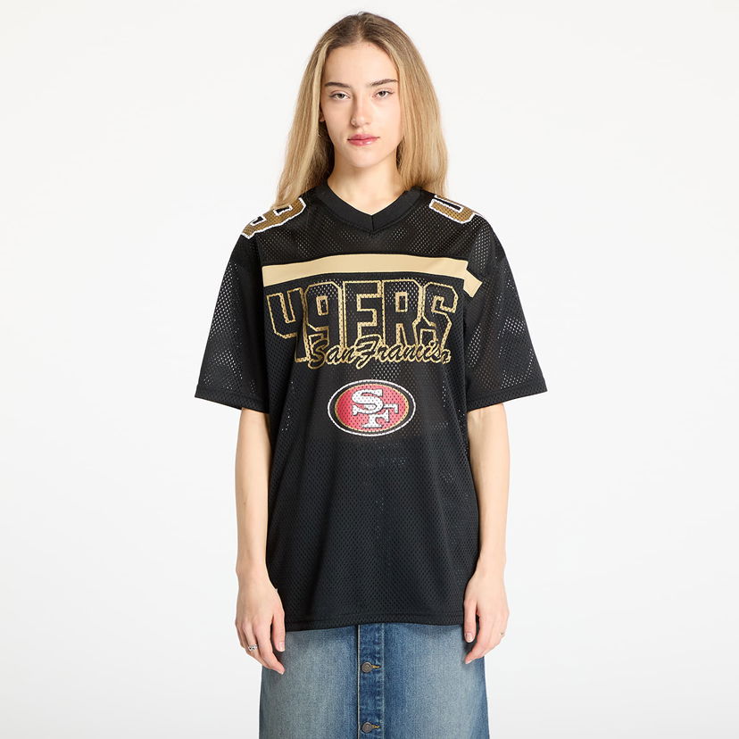 Dres New Era New Era NFL San Francisco 49ers Mesh Graphic Jersey Crna | 60596390