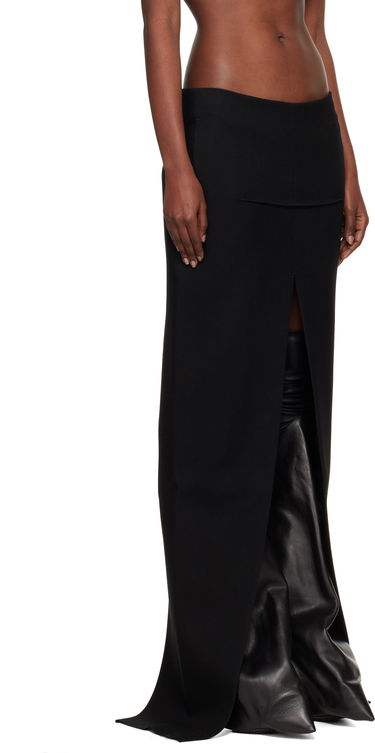 Suknja Rick Owens Concordians Sliced Maxi Skirt Siva | RO02E4387 WD, 4