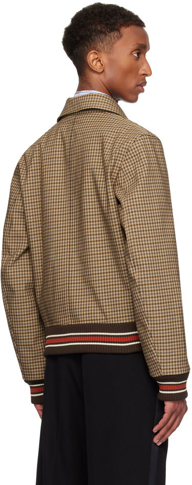 Bomber jakna Wales Bonner Wales Bonner Homecoming Varsity Bomber Jacket Smeđa | UA24JA10-CO03-8890, 2