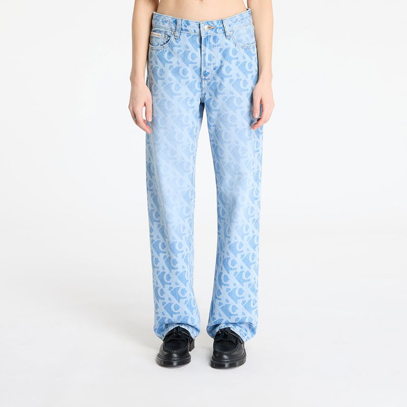 Jeans CALVIN KLEIN Calvin Klein Jeans Signature 90S Straight Jeans Plava | LV047B007G XHU