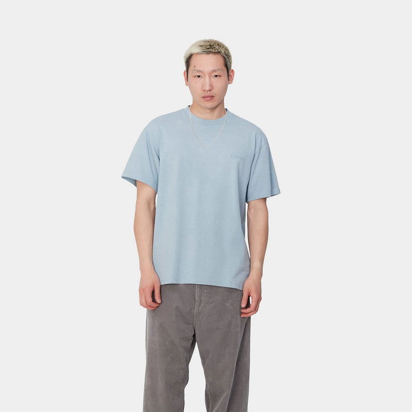 Majica kratkih rukava Carhartt WIP Duster Script Short Sleeve T-Shirt Plava | I033622_9