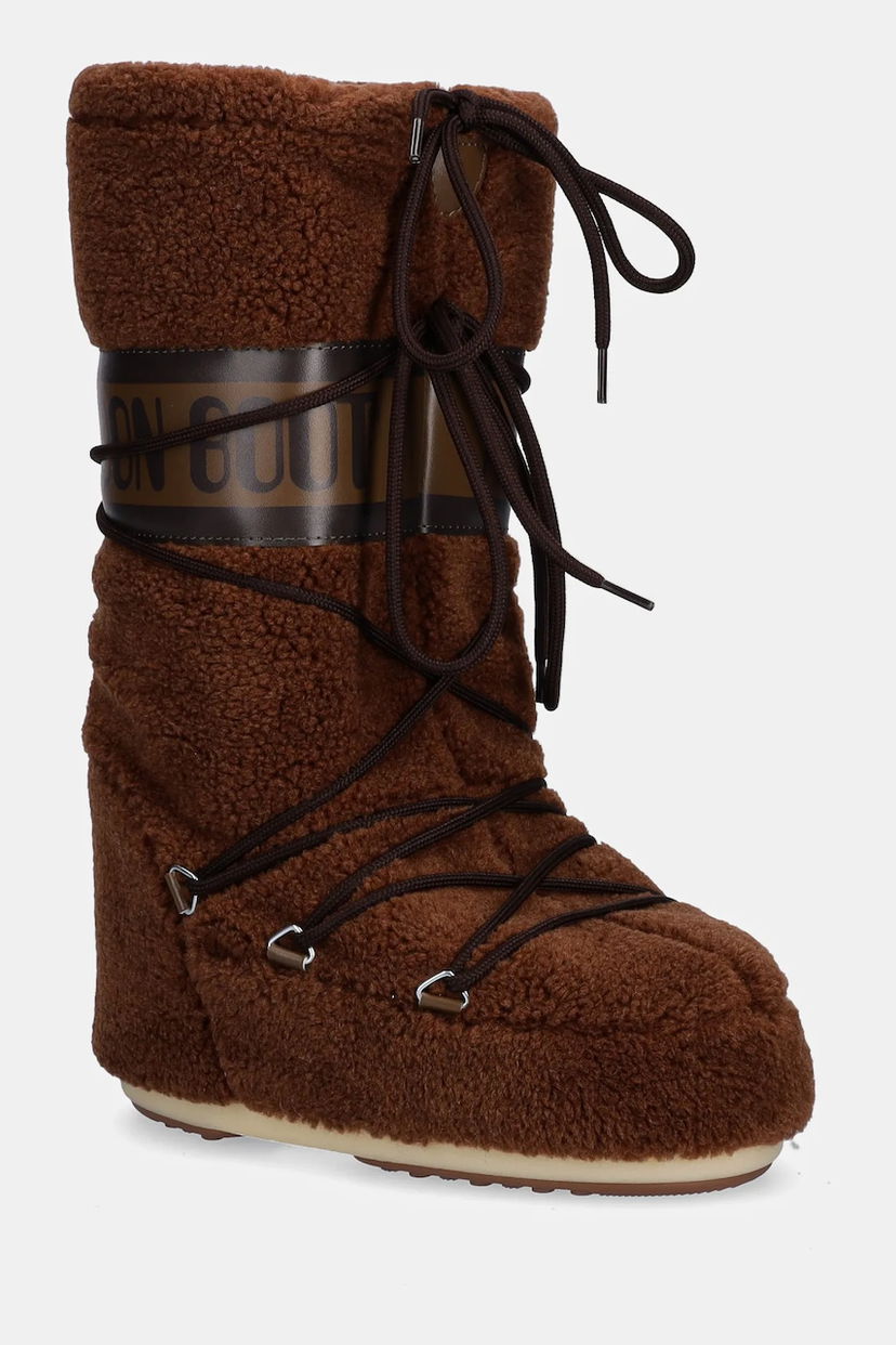 Tenisice i cipele Moon Boot MB ICON FLEECE Teddy Boots Smeđa | 80D1403080.M004