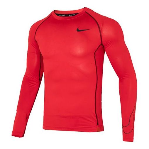 Body Nike Pro Tight-Fit Long-Sleeve T-Shirt Crvena | DD1991-657, 0