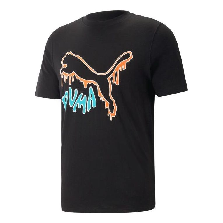 Majica kratkih rukava Puma Melted Cat Graphic T-Shirt Crna | 622554-01