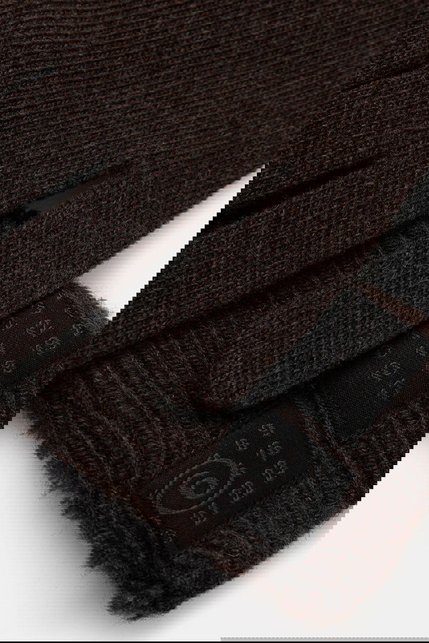 Rukavice Maison Margiela MM6 Maison Margiela Long Knitted Wool Blend Gloves Smeđa | S62TS0078.M13198.144, 1