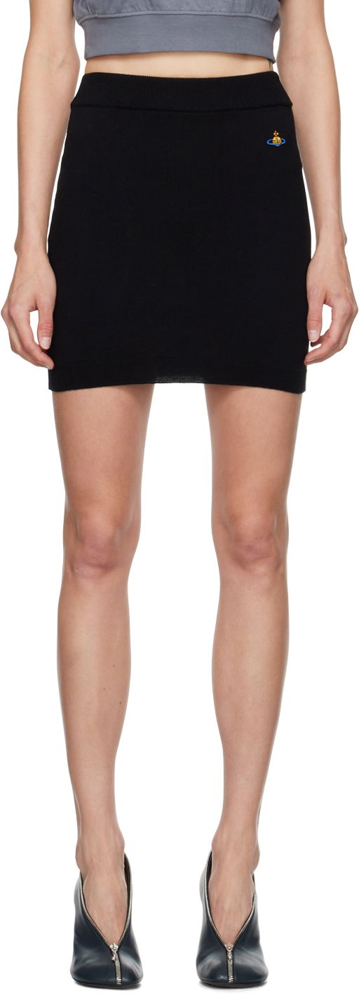 Suknja Vivienne Westwood Knit Miniskirt Crna | 1802000Q-Y001V-