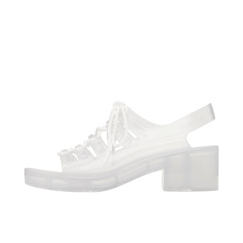 Tenisice i cipele Bottega Veneta Pudding Jelly Heeled Sandals "Off White" Bijela | 708943 V2AS0
