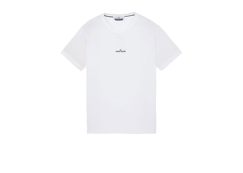Majica kratkih rukava Stone Island Institutional One Print T-shirt Bijela | 2NS89