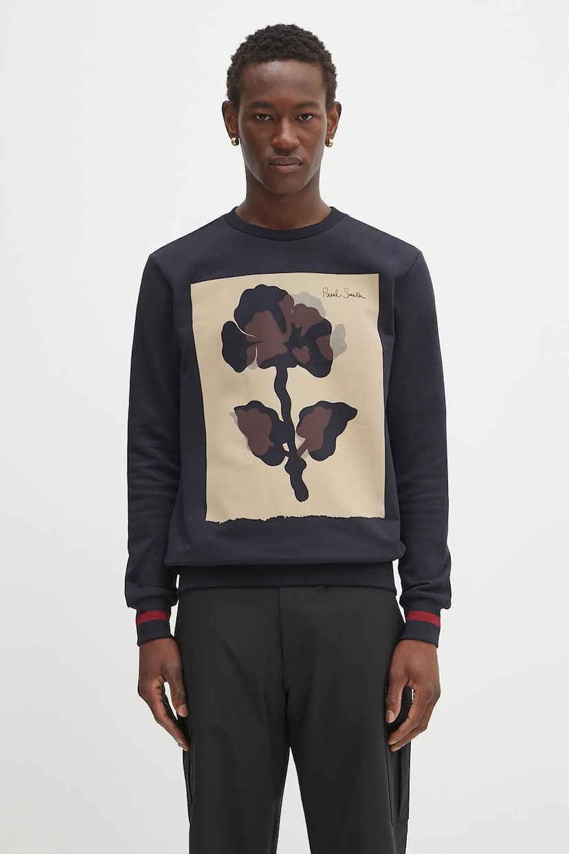 Dukserice Paul Smith Paul Smith Floral Print Sweatshirt Tamnoplava | M1R.302S.TP4930