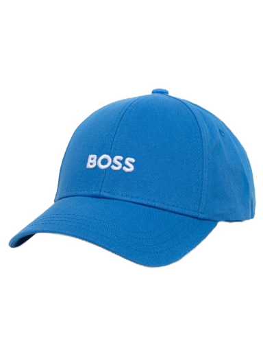 Kapa BOSS Cotton-twill Six-panel Cap with Embroidered Logo Plava | 50495121