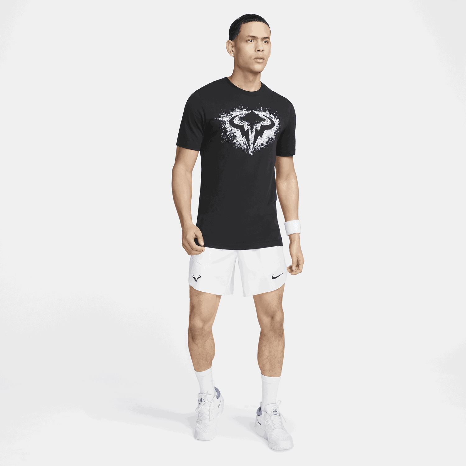 Majica kratkih rukava Nike Dri-FIT Rafa Tennis Tee Crna | FD0032-010, 1