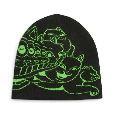 Kapica Puma PUMA x RIPNDIP Knitted Beanie with Graphic Print Crna | 026596_01, 3