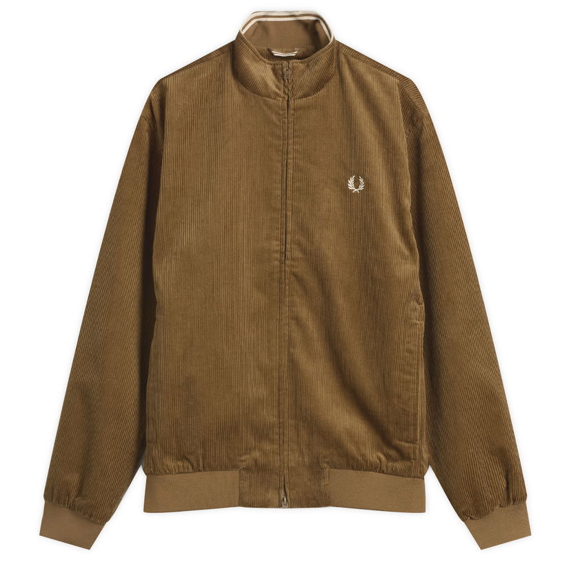 Jakna Fred Perry Brentham Corduroy Jacket, Size Large Smeđa | J8546-P96
