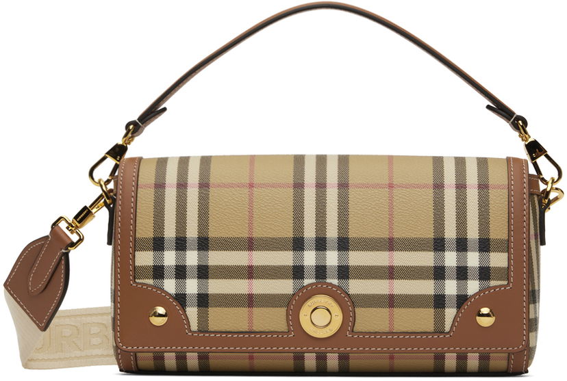 Odjeća Burberry Beige Small Note Crossbody Bag Bež | 8092048