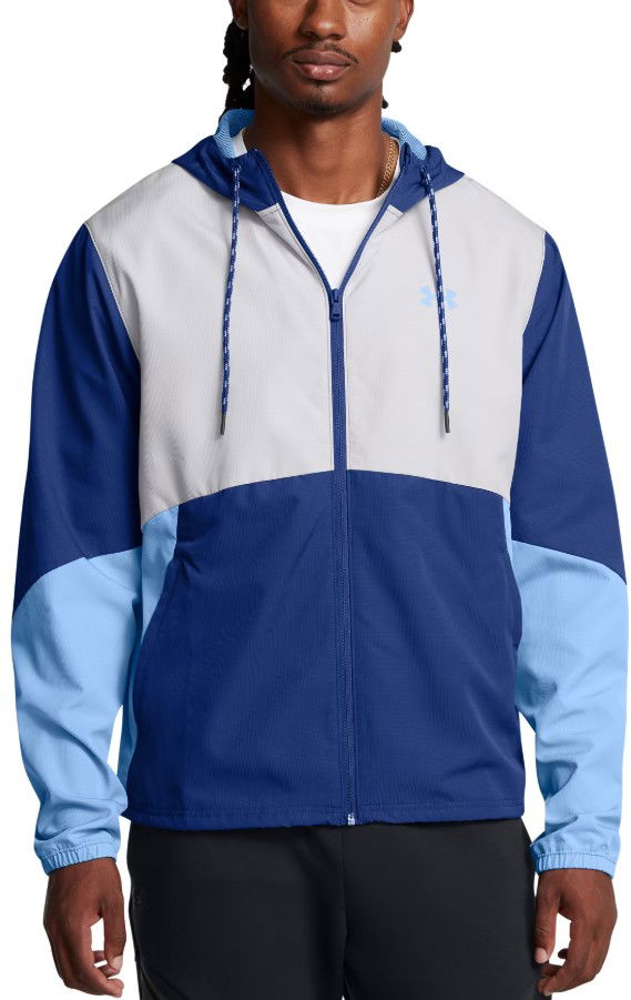 Dukserice Under Armour Men's Color Block Hooded Windbreaker Plava | 1382875-432